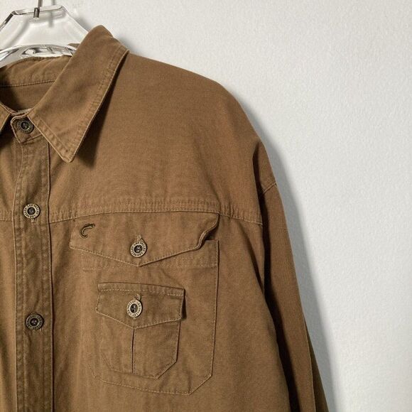 Lee Valley Ireland Mens XL Cotton Canvas Overshirt Chore Shirt Jacket Workwear - Picture 3 of 13